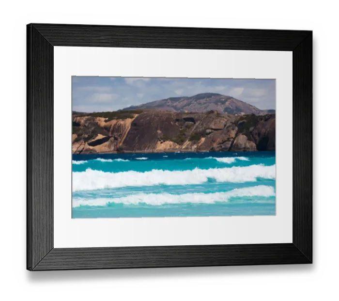 Framed Print : Lucky Bay hills