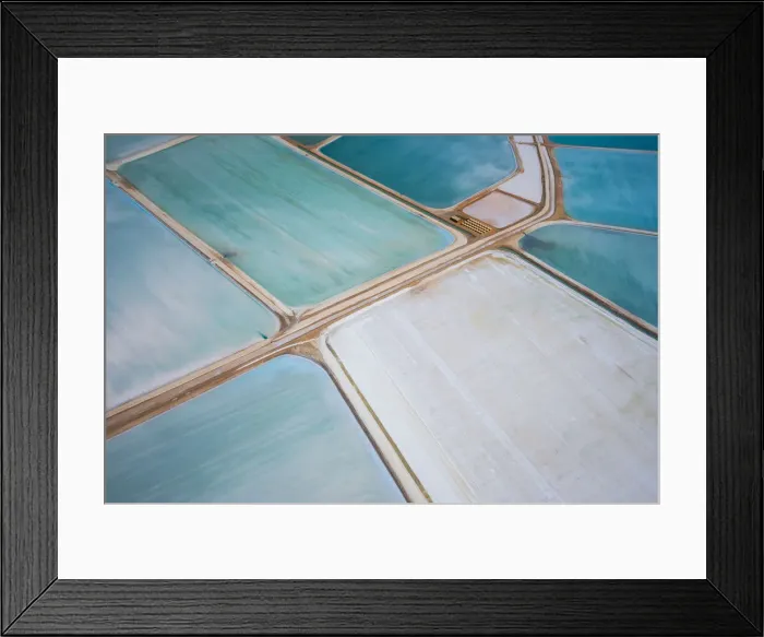 Framed Print : Flying over Shark Bay