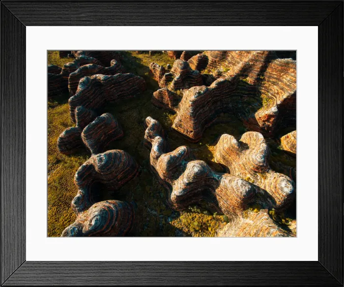 Framed Print : Bungle Bungles from above, Purnululu National Park, Australia