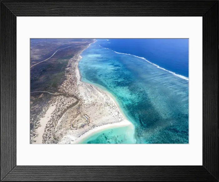 Framed Print : Beautiful sea at Exmouth View 3