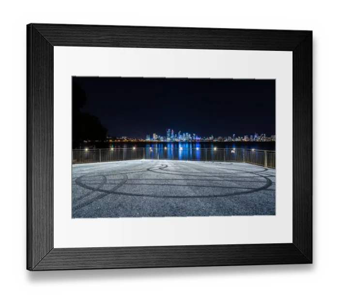 Framed Print : Sunset of Perth