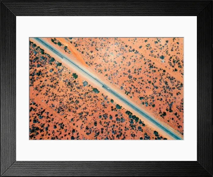 Framed Print : Western Australia Road