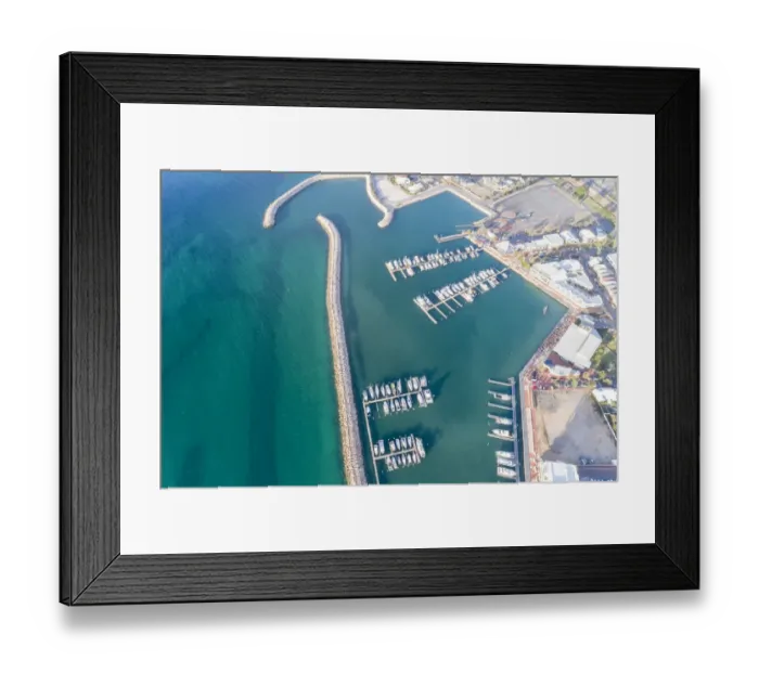 Framed Print : High angle view of Geraldton Framed Print : High angle view of Geraldton