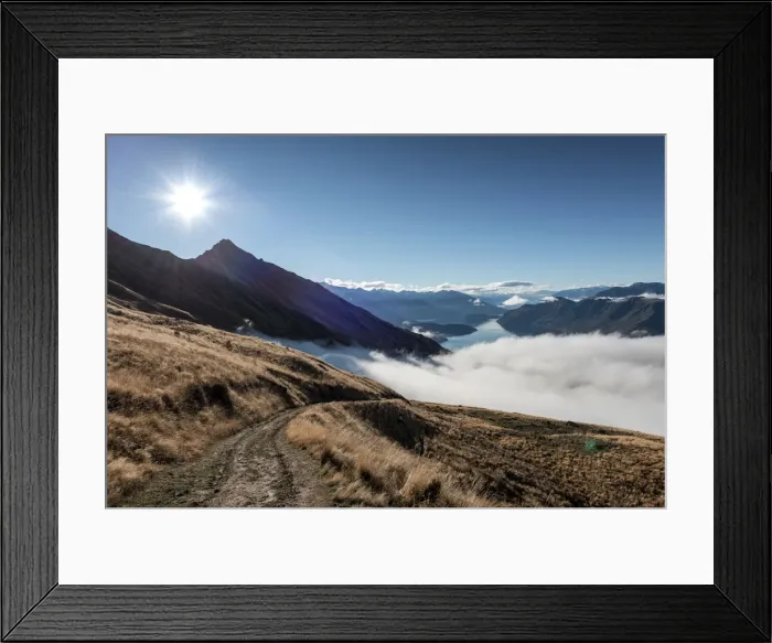 Framed Print : Lake Wanaka View From Mount Roy Framed Print : Lake Wanaka View From Mount Roy