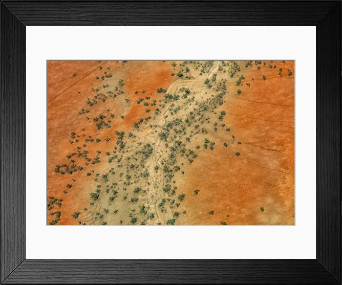 Framed Print : Outback Australia in drought from the Air Framed Print : Outback Australia in drought from the Air