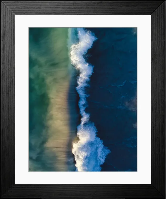 Framed Print : Riptide. Aerials, Merr Watson Aerials Framed Print : Riptide. Aerials, Merr Watson Aerials