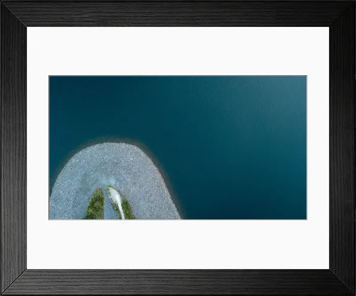 Framed Print : Hinze Dam. The Hinze Dam is a rock and earth-fill embankment dam with an Framed Print : Hinze Dam. The Hinze Dam is a rock and earth-fill embankment dam with an