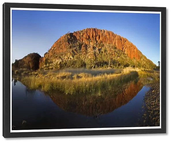 Sunrise at Glen Helen Gorge with Finke River, West MacDonnell Ranges, Northern Territory