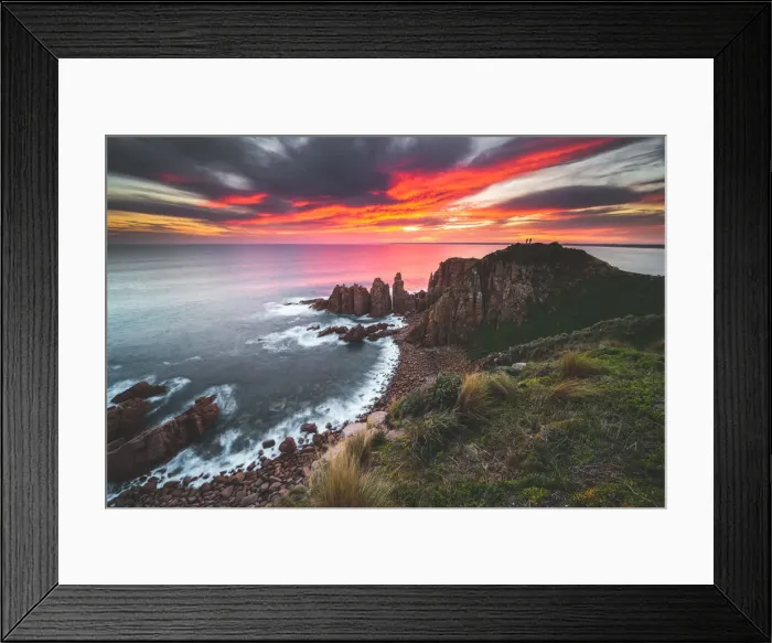 Framed Print : Coastal Rock Formation