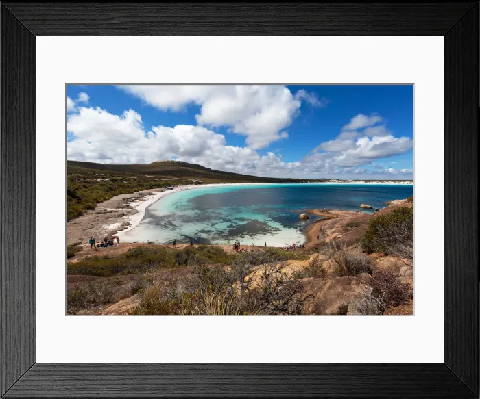 Framed Print : Lucky Bay views