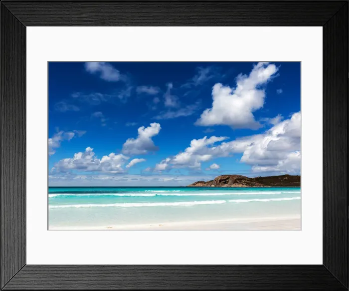 Framed Print : Lucky Bay views