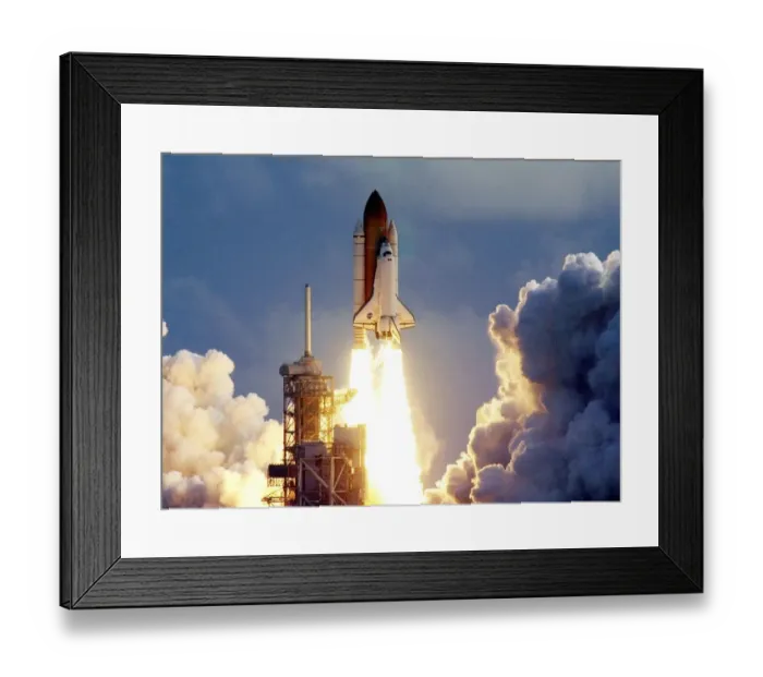 Framed Print : Space Shuttle Atlantis roars into space on mission STS-106 Framed Print : Space Shuttle Atlantis roars into space on mission STS-106
