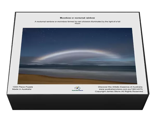 Moonbow or nocturnal rainbow