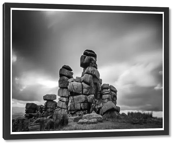 Staple Tor rock formation, Dartmoor National Park