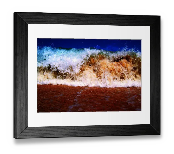 Framed Print : Warrnambool wave