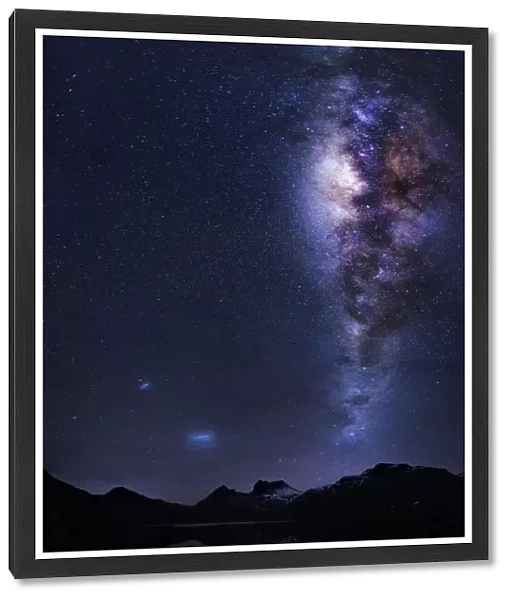 The Milky Way over Cradle Mountain
