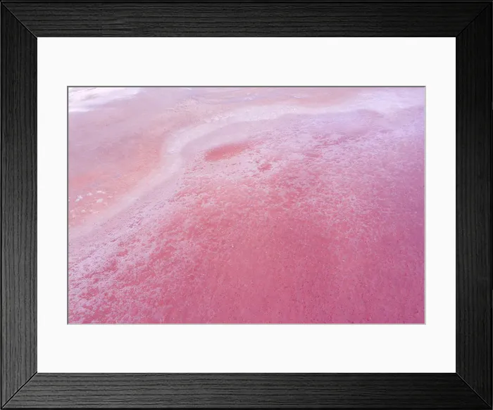 Framed Print : Aerial view of patterns, textures and amazing colors, pink, purple and orange over a Pink Lake Framed Print : Aerial view of patterns, textures and amazing colors, pink, purple and orange over a Pink Lake
