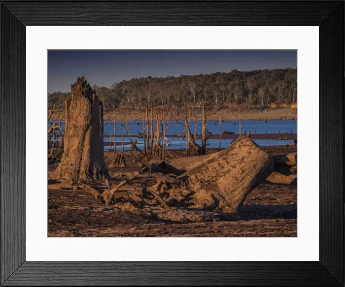 Framed Print : Late summer drought conditions at Lake Glenmaggie, west Gippsland, Victoria Framed Print : Late summer drought conditions at Lake Glenmaggie, west Gippsland, Victoria