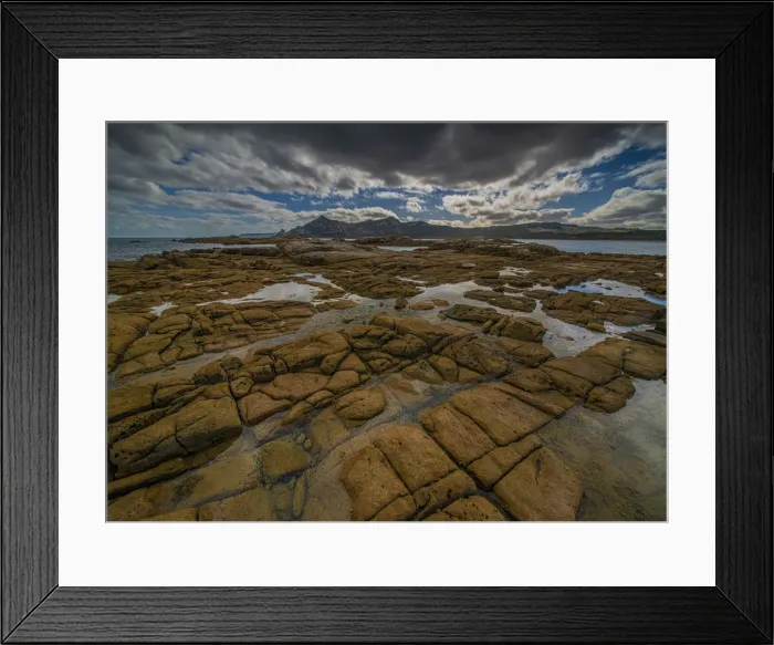 Framed Print : Killiecrankie bay, west coastline of Flinders Island, Bass Strait, Tasmania
