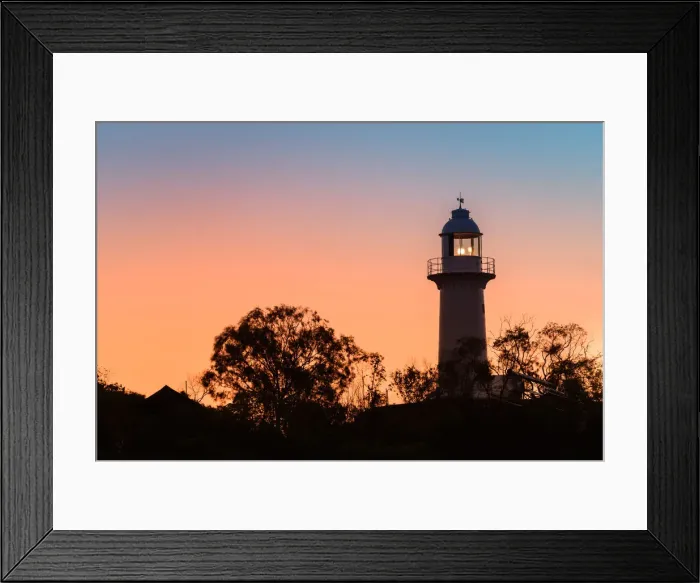 Framed Print : Cape Leveque lighthouse at dusk Framed Print : Cape Leveque lighthouse at dusk