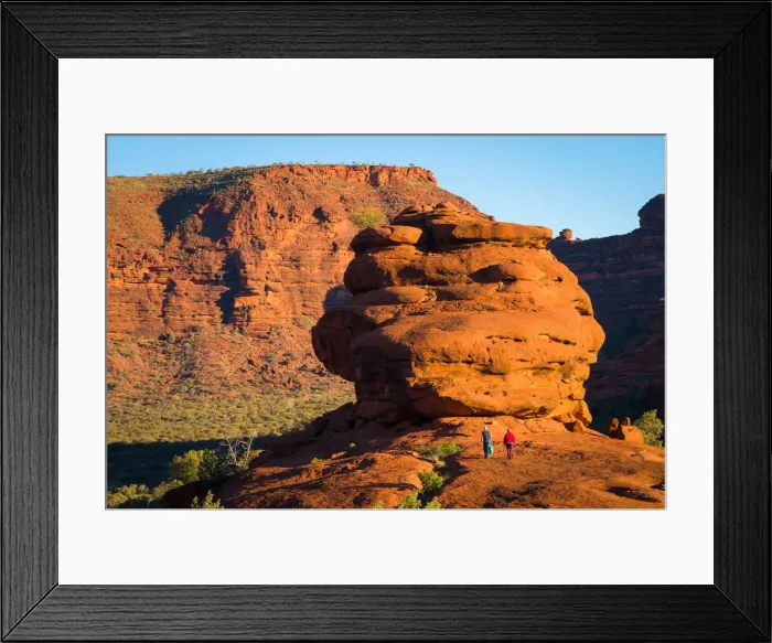 Framed Print : Red cliffs in the Australian outback