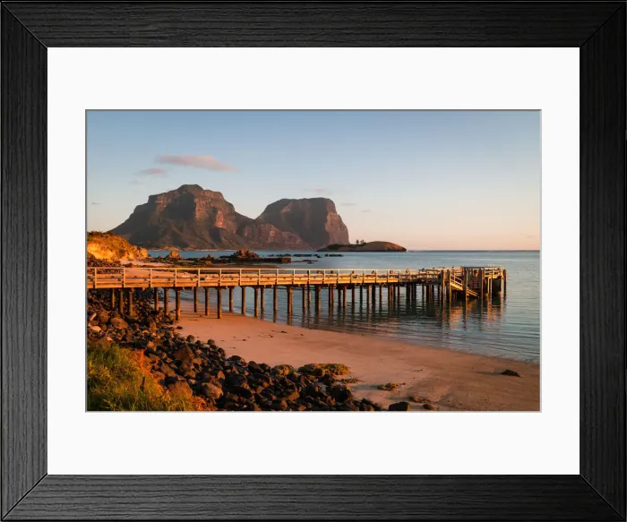 Framed Print : Evening light on Lord Howe Island Australia Framed Print : Evening light on Lord Howe Island Australia
