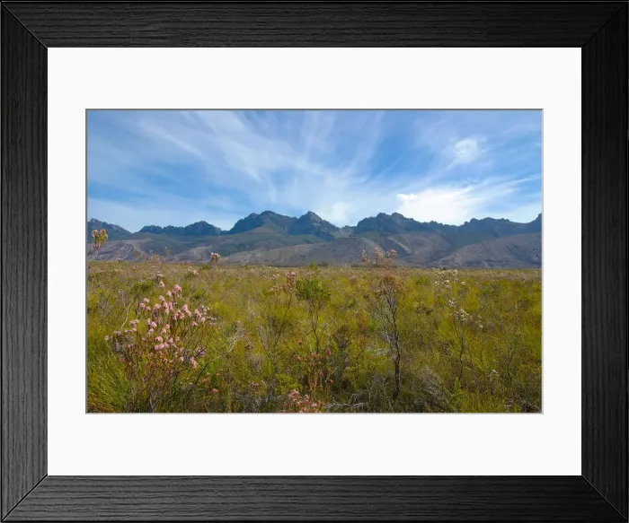 Framed Print : View to Western Arthur range Tasmania Australia Framed Print : View to Western Arthur range Tasmania Australia