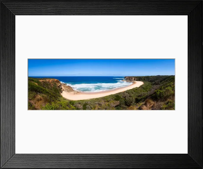 Framed Print : Panorama of beach at The Oaks, near Cape Patterson, Victoria, Australia Framed Print : Panorama of beach at The Oaks, near Cape Patterson, Victoria, Australia