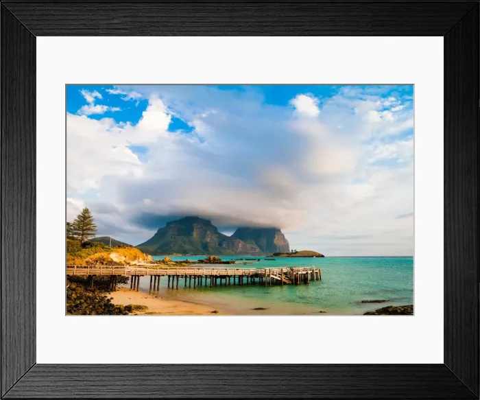 Framed Print : Storm cloud on Mt Gower Lord Howe Island Australia Framed Print : Storm cloud on Mt Gower Lord Howe Island Australia