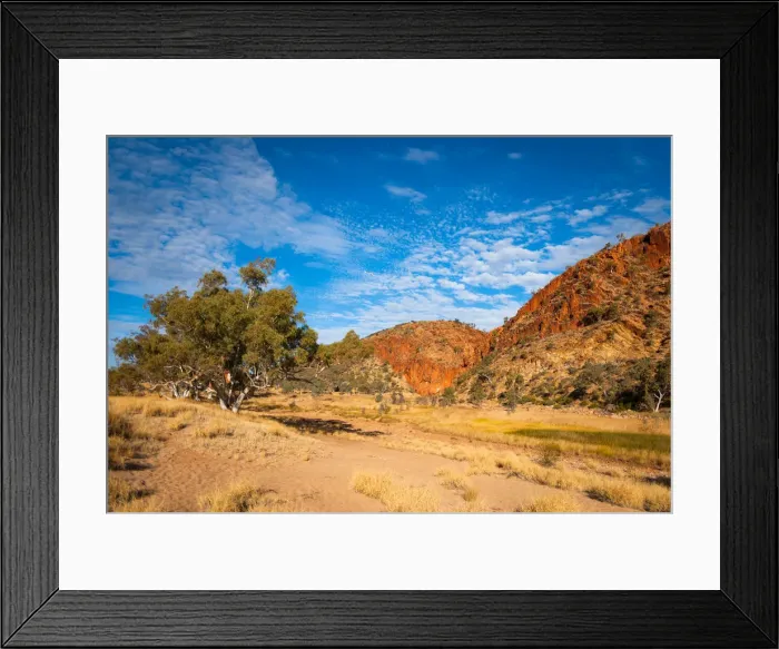 Framed Print : Glen Helen Gorge in Macdonnell Ranges Australia Framed Print : Glen Helen Gorge in Macdonnell Ranges Australia