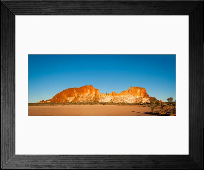 Framed Print : Rainbow valley panorama outback Australia