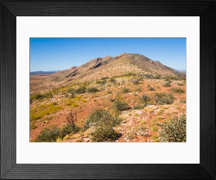 Framed Print : Mt Sonder in Macdonnell Ranges, Australia Framed Print : Mt Sonder in Macdonnell Ranges, Australia