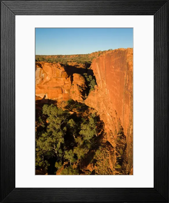 Framed Print : Enormous Kings Canyon in outback Australia