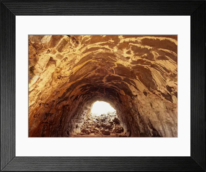 Framed Print : Australia, Queensland, Undara Volcanic National Park, lava tube