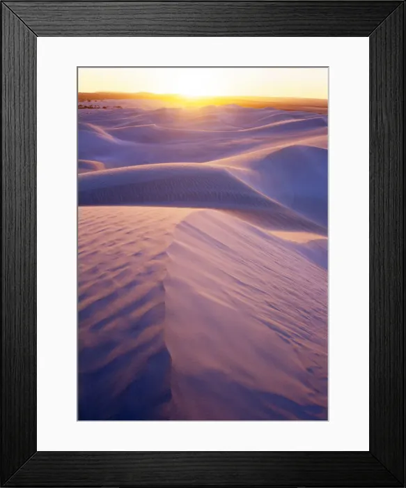 Framed Print : South Australia, Nullarbor National Park, sand dunes at sunset Framed Print : South Australia, Nullarbor National Park, sand dunes at sunset