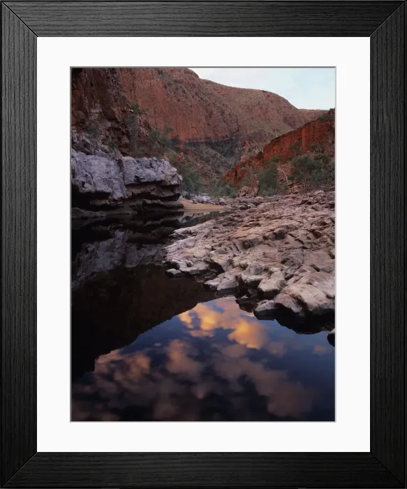 Framed Print : Australia, West MacDonnell Ranges National Park, Ormiston Gorge Framed Print : Australia, West MacDonnell Ranges National Park, Ormiston Gorge