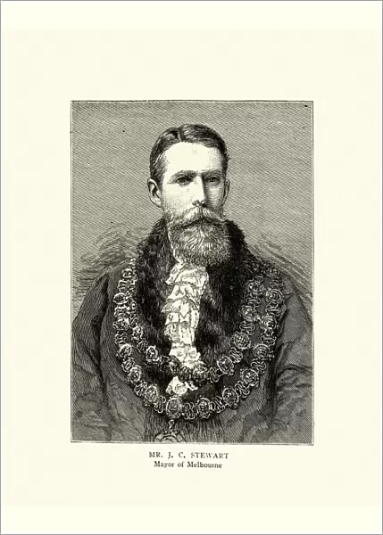 James Cooper Stewart, Major of Melbourne, 19th Century