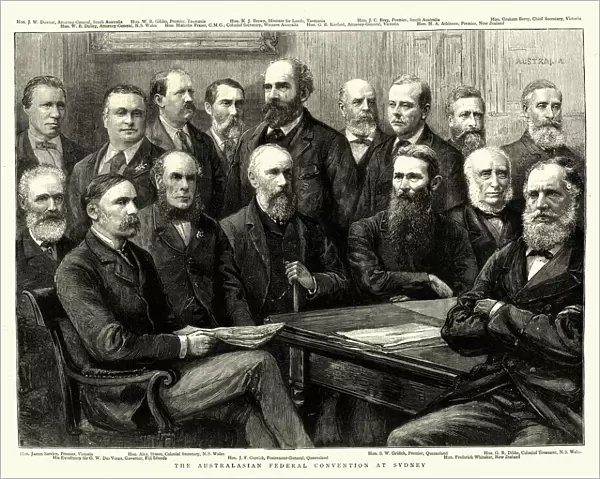 Australasian Federal convention at Sydney, 19th Century