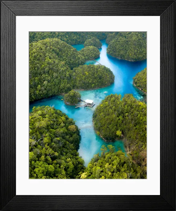Framed Print : Sugba Lagoons Philippines Framed Print : Sugba Lagoons Philippines
