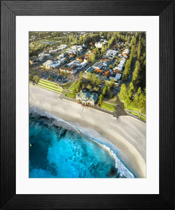 Framed Print : Cottesloe Beach Coastline