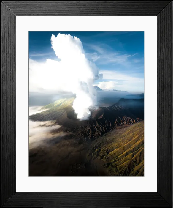 Framed Print : Mt Bromo Active Volcano Framed Print : Mt Bromo Active Volcano