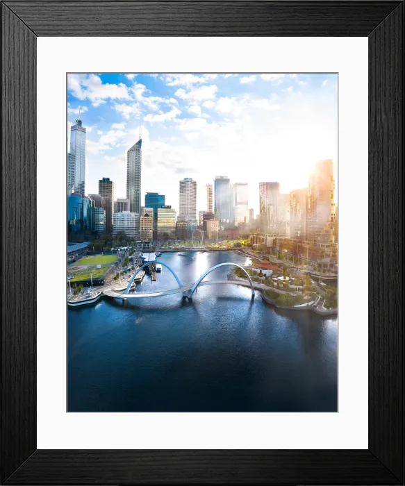 Framed Print : Elizabeth Quay Cityscape