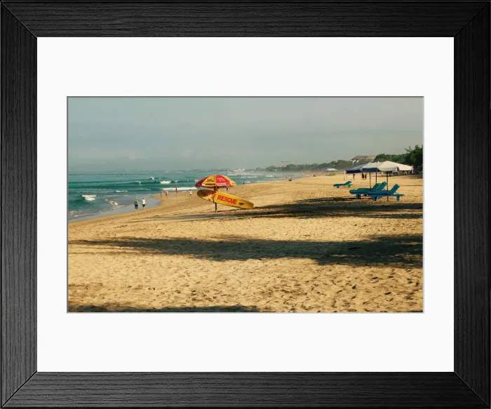 Framed Print : Surf Rescue at a Bali Beach Framed Print : Surf Rescue at a Bali Beach