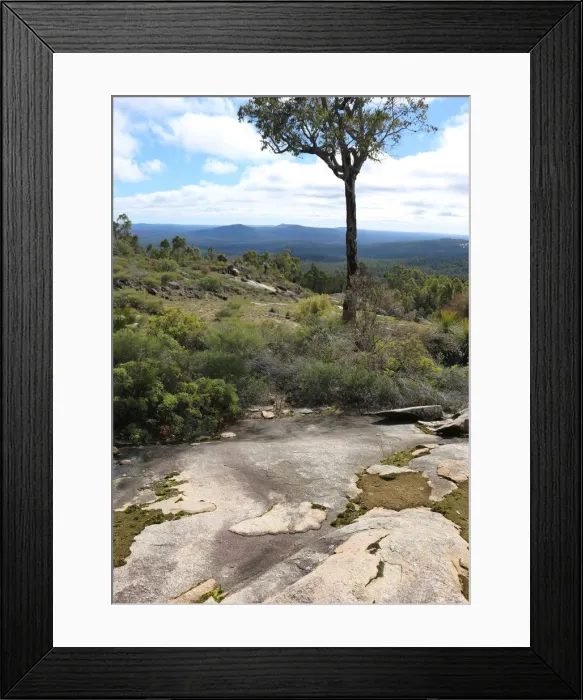 Framed Print : top of Mt Cooke near Jarrahdale in Western Australia