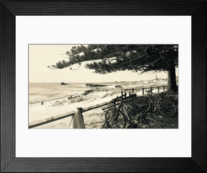 Framed Print : Rottnest Bikes Landscape Framed Print : Rottnest Bikes Landscape