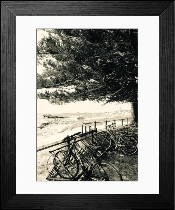 Framed Print : Rottnest Island Scene Vintage Portrait