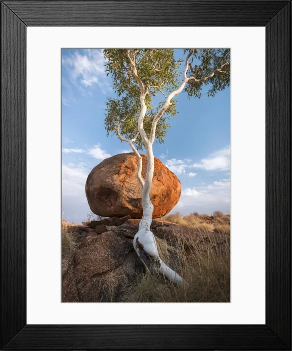 Framed Print : Karlu Karlu or Devils Marbles Conservation Reserve, Northern Territory, Australia