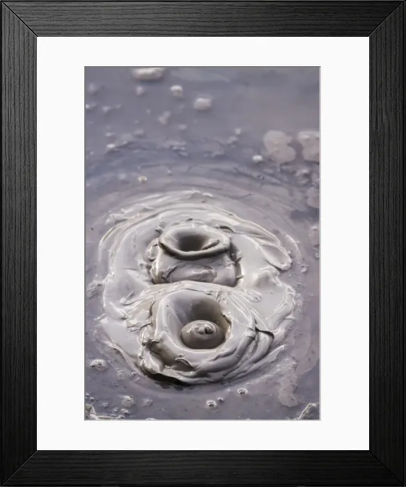 Framed Print : Waiotapu Geothermal area near Rotorua, New Zealand
