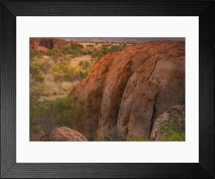 Framed Print : Karlu Karlu or Devils Marbles Conservation Reserve, Northern Territory, Australia