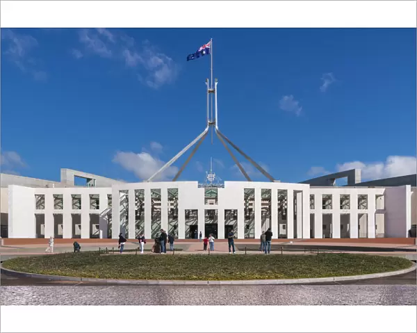 Daytime View Of Parliament House, Canberra, Australia